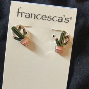 Brand new cactus earrings